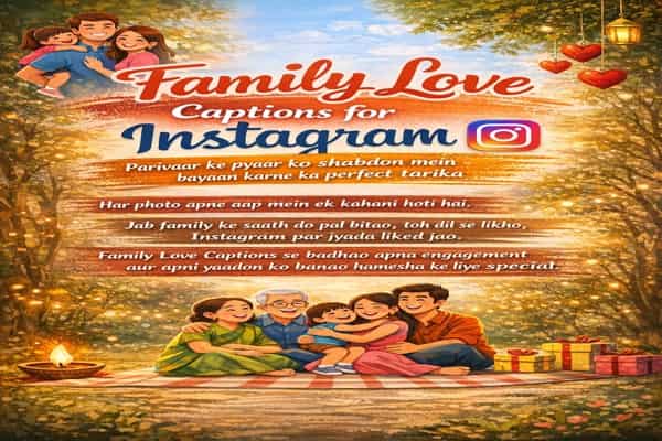 Family Love Captions for Instagram