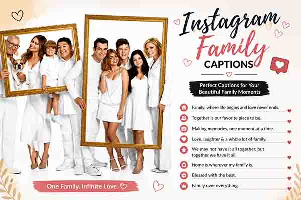 instagram family captions